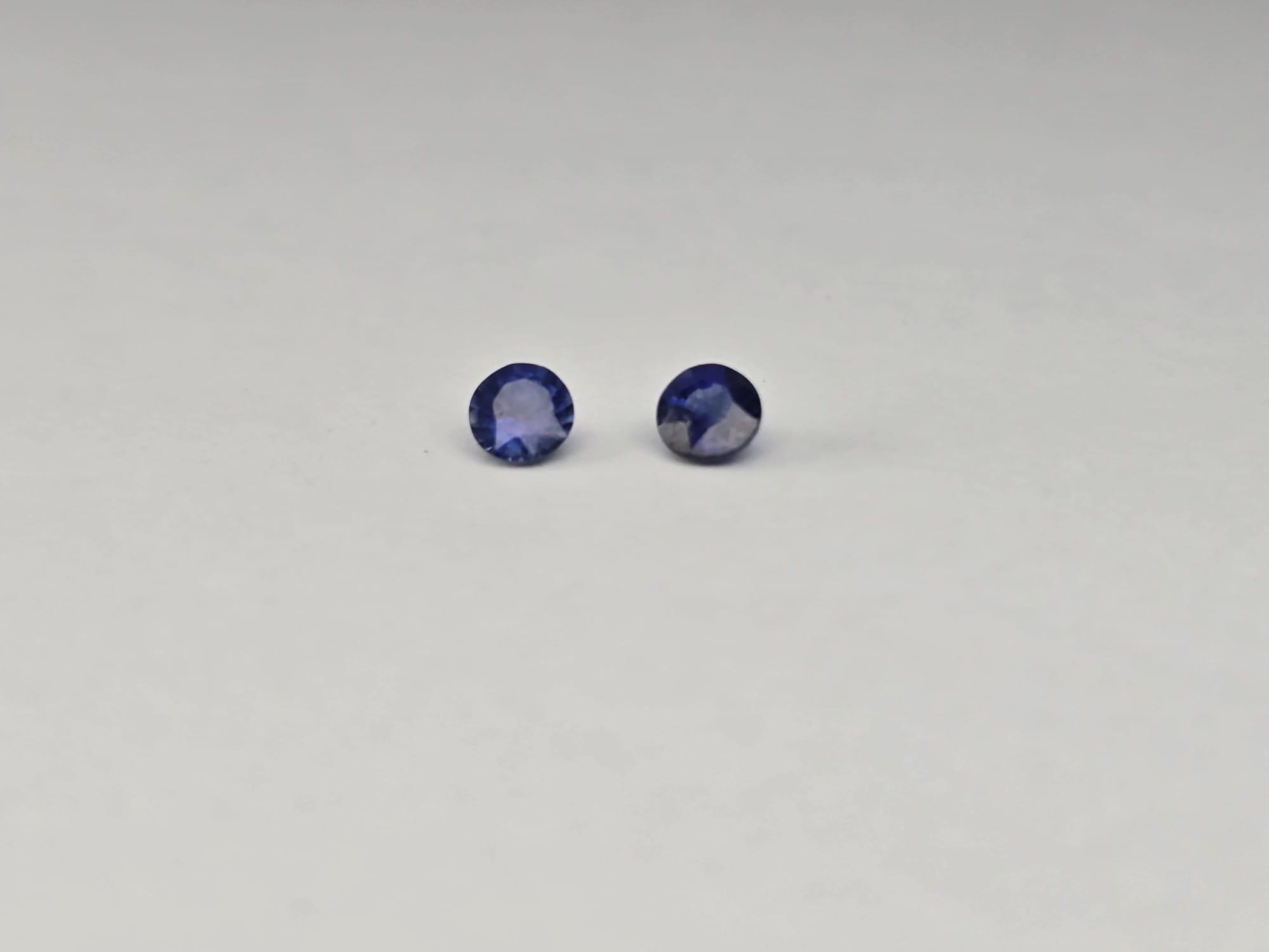 Blue Sapphire Pair